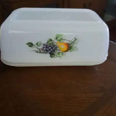 Arcopal butter dish with lid, View more