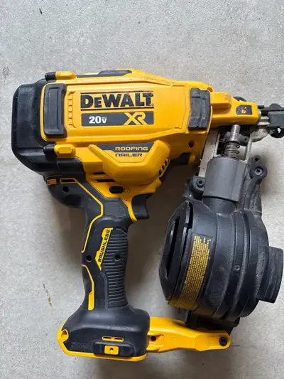 Dewalt 20v cordless roofing nailer, View more
