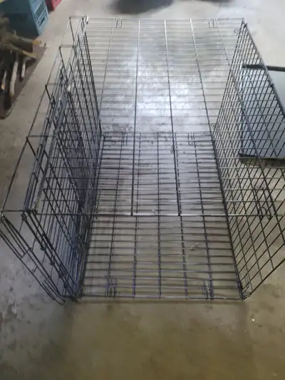 DOG CAGE (large) - $75   like new, View more