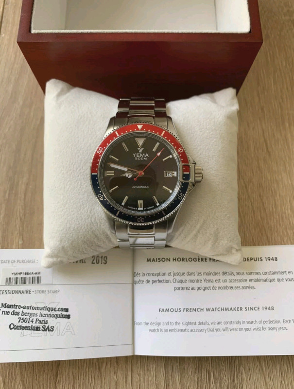 Yema Superman ProDiver Pepsi Bezel | Jewellery & Watches | Owen Sound ...