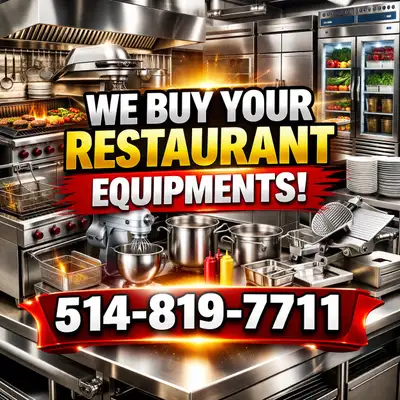 on achète vos équipements de restaurant equipments, View more