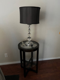 ROUND TABLE and LAMP both $ 60 