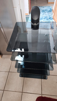 Glass Stereo stand