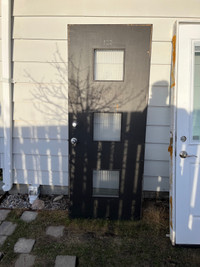Wooden exterior door