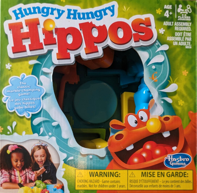 Le jeu classique Hungry Hippos - Hippopotames affamés dans Jouets et jeux  à Ville de Montréal - Image 2