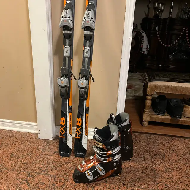 170 Fisher ski with boots  in Ski in Markham / York Region - Image 3