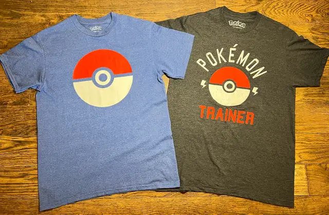 Pokémon Trainer Pokeball Graphic T-shirts both Adult Medium