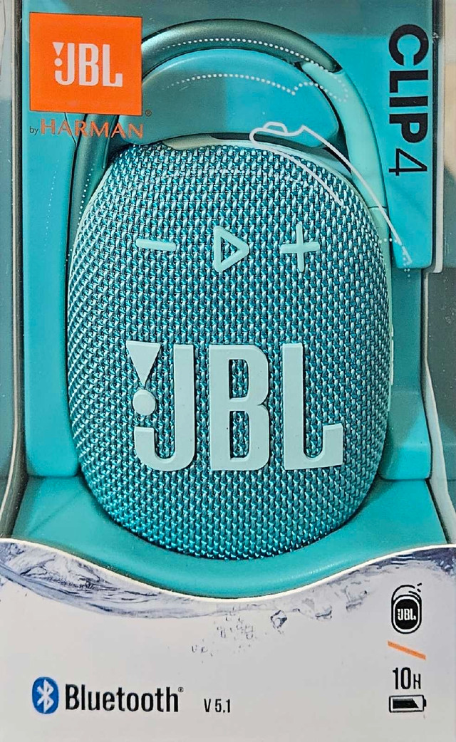 JBL Clip 4 Waterproof Portable Bluetooth Speaker in Speakers in Mississauga / Peel Region