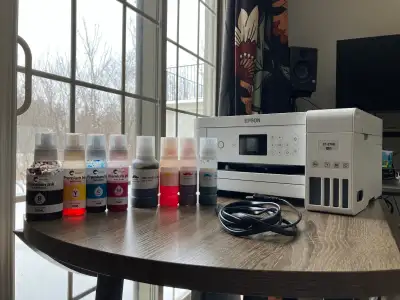 Epson Printer + Ink Refills, View more