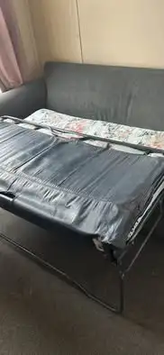 Sofa bed grey  80 x 36 in Couches & Futons in Peterborough - Image 3