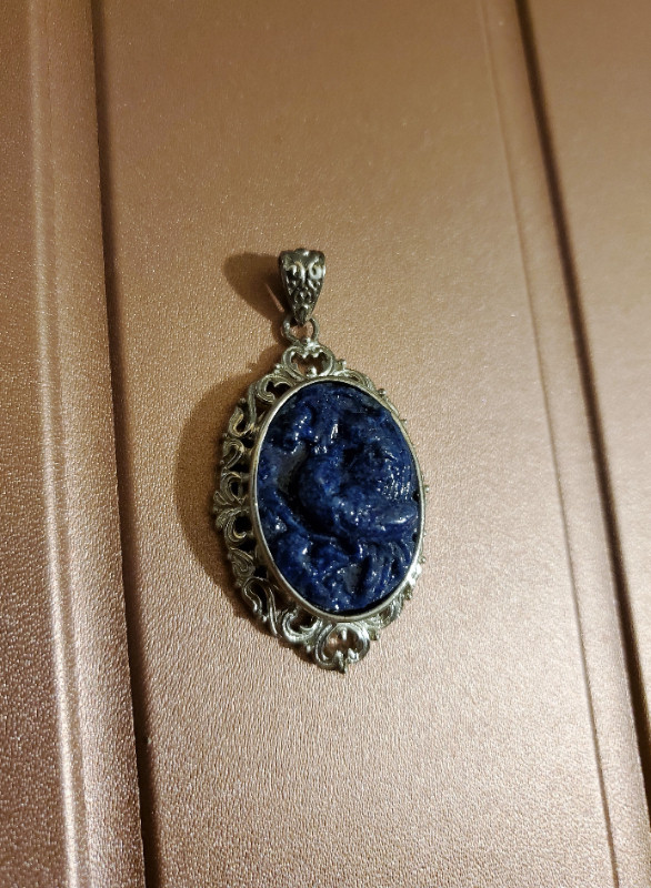 Lapis Lazuli gemstone pendant- NEW in Jewellery & Watches in Grande Prairie - Image 4