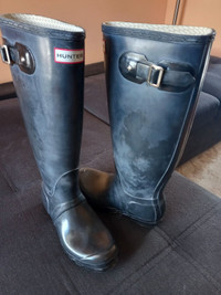 HUNTER, Women's boots, size 7M/8F US, 39EU, 6UK