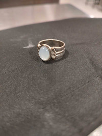 Women's Silver & Pearl Ring