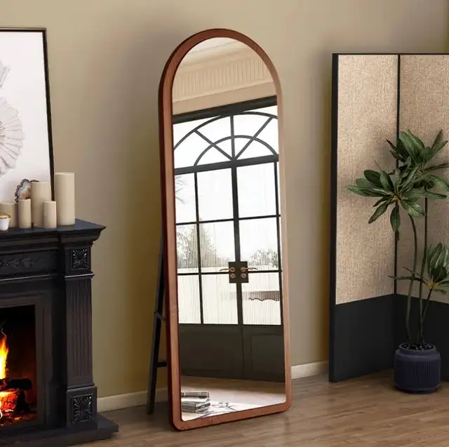 Arched Wood Frame Full Length Mirror in Home Décor & Accents in Mississauga / Peel Region - Image 3