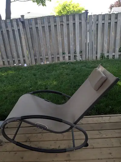 Two - Vivere Rocking Chair Wave Rocker - Aluminum, View more