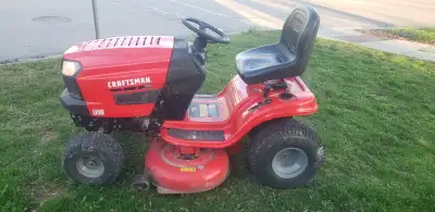 Craftsman T110 riding mower, View more