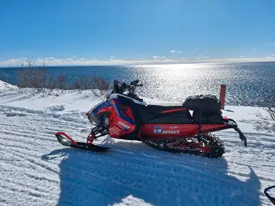 2024 polaris xcr 850. 128 studed track. Mint shape kept inside,1300 miles on my wife's sled.No trade...