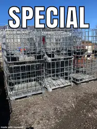 Special 1000L ibc cages