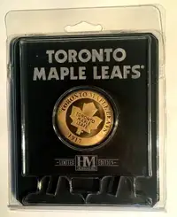 NHL Toronto MapleLeafs Highland Mint Monnaie Hockey Collection