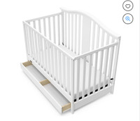 Baby crib with Mattress 