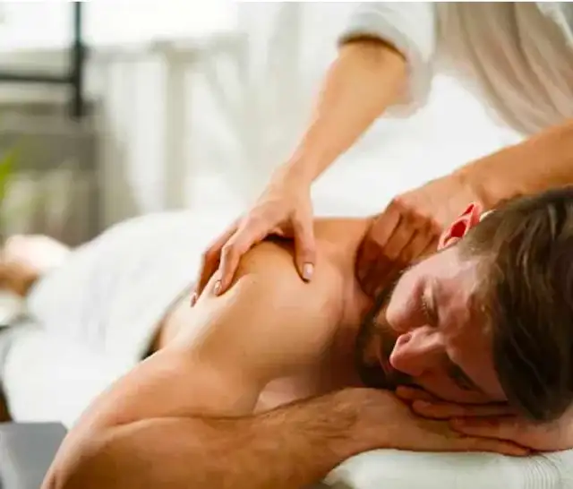 Handsome Strong Fit Asian Therapist