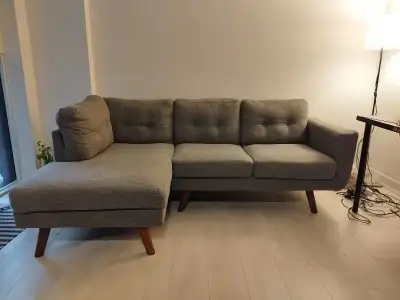 Structube Margot Sectional Sofa – Excellent Condition, View more