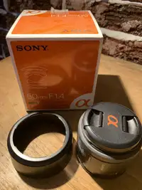 Objectif Sony alpha 50 mm 1.4