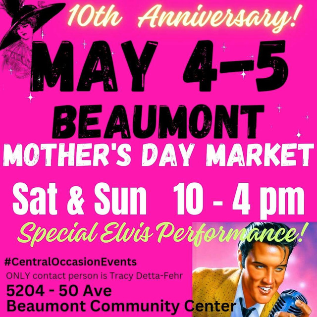 MOTHER'S DAY MARKET WITH ELVIS PERFORMANCE  in Events in Edmonton