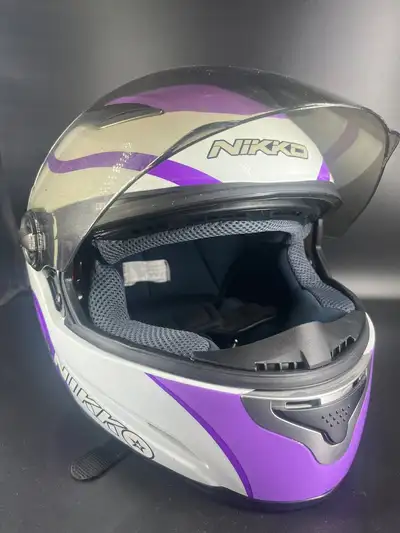 Nikko N-802 S — Dragon Ball Super officially licensed full-face helmet (Frieza edition). DOT certifi...