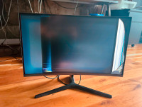 BROKEN Samsung Curved Monitor for parts