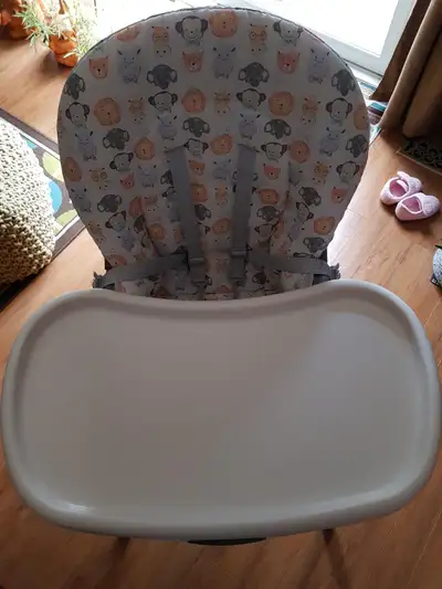Highchair with booster seat, View more