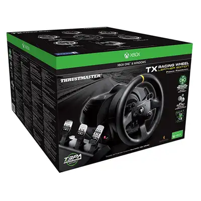 Thrustmaster TX Racing Wheel Leather Edition for Xbox One/PC Execute high-speed drifts and silky smo...
