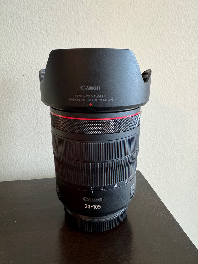 Canon RF 24–105mm F4 L IS USM for R6 R5 R7 R5c C70 R10 R5c in Cameras & Camcorders in Mississauga / Peel Region