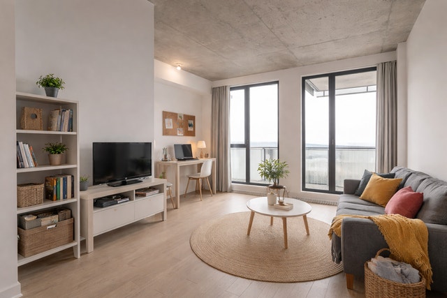 Élégant studio moderne avec balcon! — photo 1