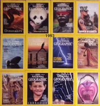 magazines National Geographic en anglais