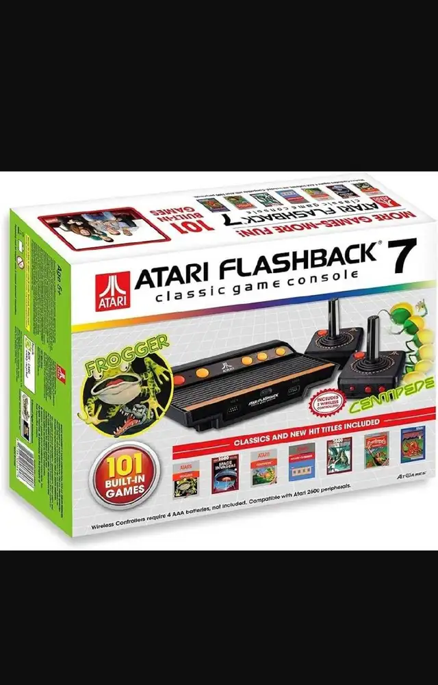 Atari Flashback 7 Classic Game Console 101 Games Special Edition in Older Generation in City of Toronto - Image 2
