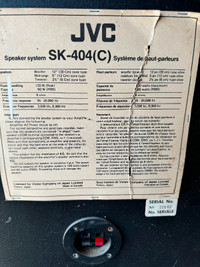 JVC speakers