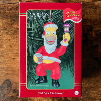 1999 Homer Simpson Christmas Ornament by American Greetings AGC