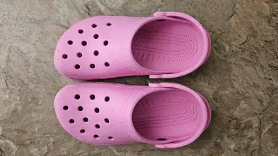 Pink Crocs, View more