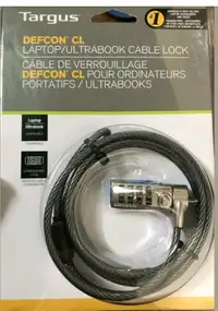 Targus Defcon CL Laptop Cable Lock