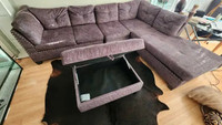 Clearance Sale // Velvet Sectional Sofa With Free delivery