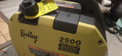 Radley 2500 inverter Generator, some use. Runs quiet, works great at cabin or with your camper. Taki...