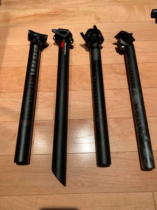 Assorted bicycle seat posts in Frames & Parts in Barrie