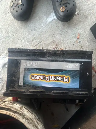 This is a used Magna Power car battery, perfect for getting your vehicle up and running again! It's...