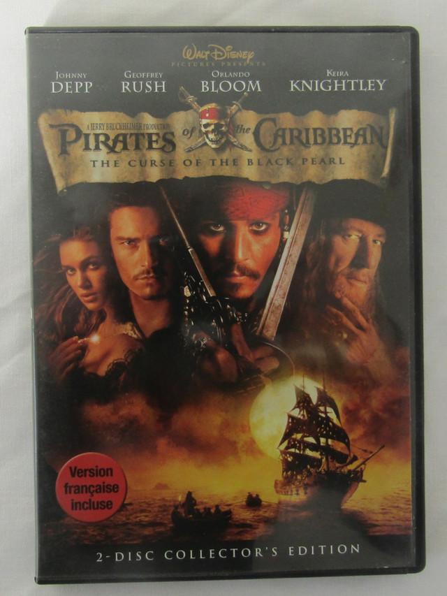 Pirates of the Caribbean DVD The Curse of the Black Pearl 2-Disc in CDs, DVDs & Blu-ray in Cole Harbour