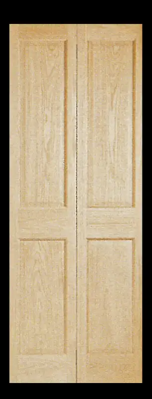 PORTE PLIANTE MASSIVE PIN NOUEUX, 30",  4 PANNEAUX, 4PP, View more
