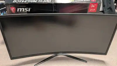 MSI Optix 34" Ultrawide Gaming Monitor, View more