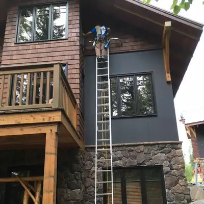 Sring is coming, it's time to book your window cleaning now! We also pressure wash your residence or...