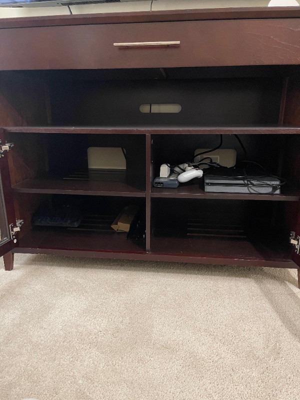 TV Stand/Entertainment Console-Solid Wood in TV Tables & Entertainment Units in Edmonton - Image 2