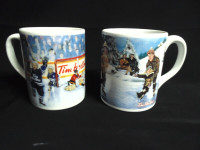 Pair of Collectible Tim Horton's Christmas Coffee Mugs